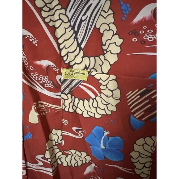 Retro Rifle Fear N Loathing In Las Vegas Dr. Gonzo Hawaiian Shirt Men's 3XL - Picture 3 of 12
